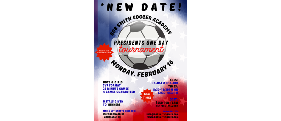 PRESIDENTS ONE DAY TOURNAMENT